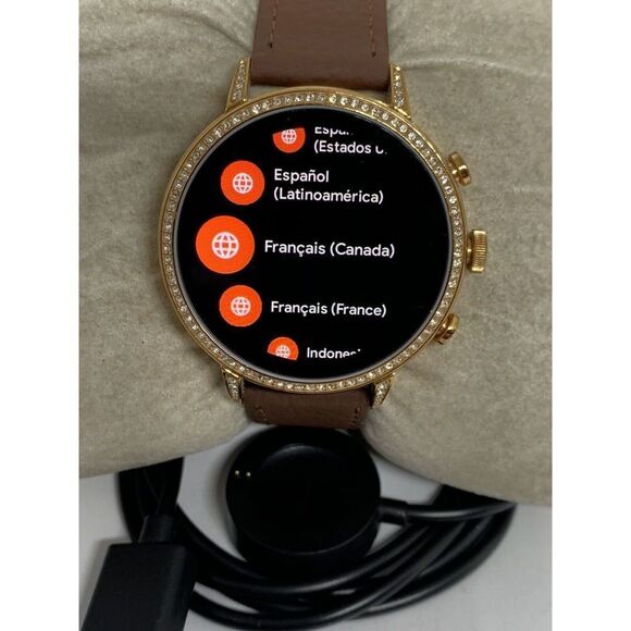 Fossil Gen 4 Authentic Digital Dial Smart Watch Custom Band FTW6011 ZA786 - Picture 2 of 12